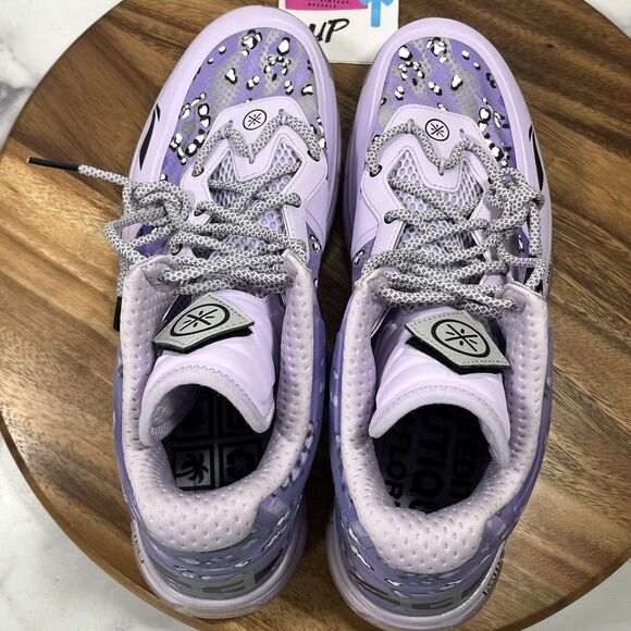 Mens size 14.5-Li-ning Way of Wade 1 Boutique Miami Art Basel Purple Camo RARE main image 9